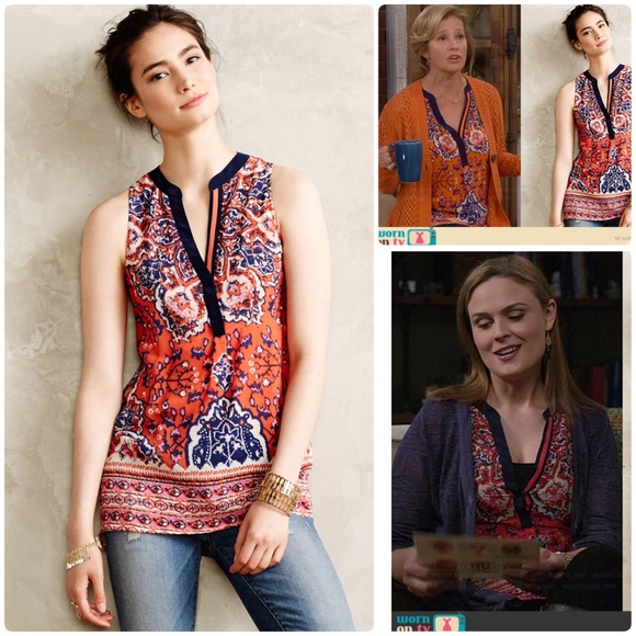 Anthropologie Tops - NWOT Finn Tank SILK Anthropologie